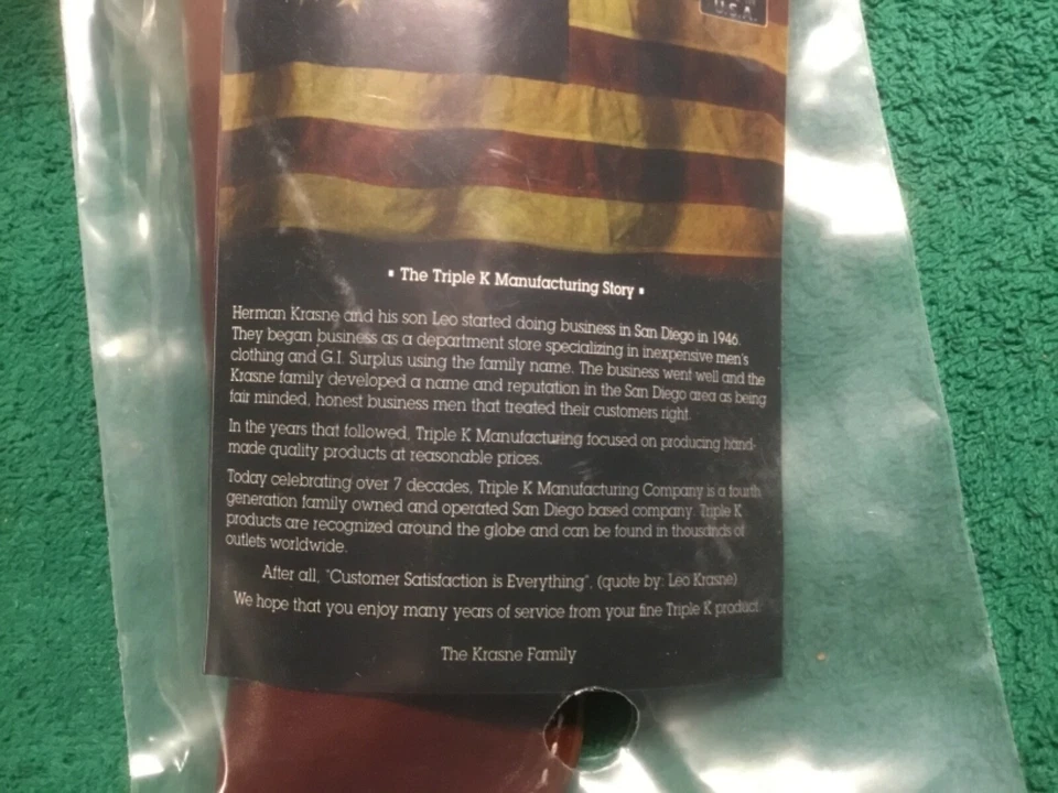 Triple K holster Style 196 S&W N frame 6 1/2  inch RH. NEW - Image 3 of 4