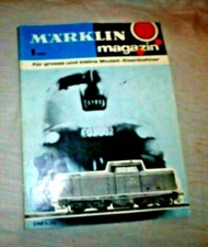 VINTAGE MAGAZINE NO 1 MARKLIN TOY TRAINS ENGINES LOCOMOTIVES SCALE MODELS 1966
