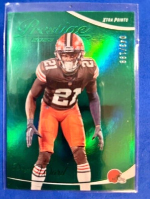 NFL - Denzel Ward 2023 Panini Prestige Emerald Xtra Points /199 - Browns