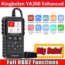 KINGBOLEN YA200 OBD2 EOBD Code Reader Check Car Engine Fault Diagnostic Tool