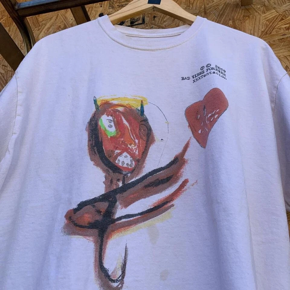 Camiseta XXXTentacion Bad Vibes Forever Triumph Talla XtraGrande RARA Foto 3 de 3