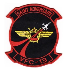 5" NAVY VFC-13 SAINT ADVERSARY EMBROIDERED PATCH