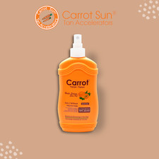 Free Ship Carrot Sun Tan Accelerator Papaya Oil w/t Almond Oil and L-Tyrosine