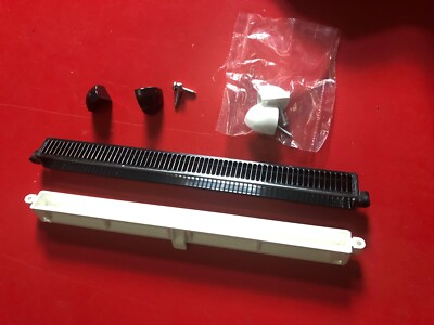 Rieselschlitzentlüfter PVC Doppelverglasung Fenster reduziert Kondensation 400 mm schwarz/wh