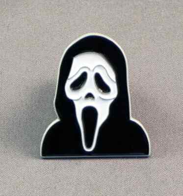 GEISTERGESICHT EMAILLE PIN ANSTECKER - NEU