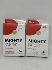 2 X Mighty Patch Original from Hero Cosmetics 36 Count (Total 72) Exp 03/2027