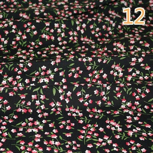 Floral Algodón Tela Étnicos Retro Bricolaje Vestido Sombrero Traje Cortina Mesa - Imagen 16 de 20