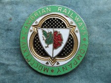 cambrian railway badge company 1864 br steam diesel union aslef rail loco br
