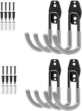 Garden Hose holder Wall Mount - Hose Hanger - Hose Reel For Water Hose Air 4pc