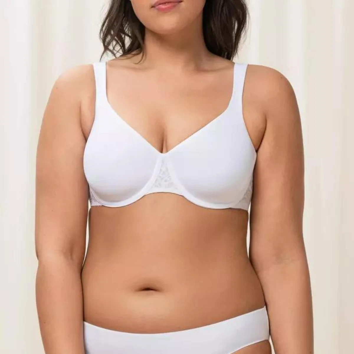 Triumph Comfort White Minimizer Bra 10166827 Non Padded, Underwired