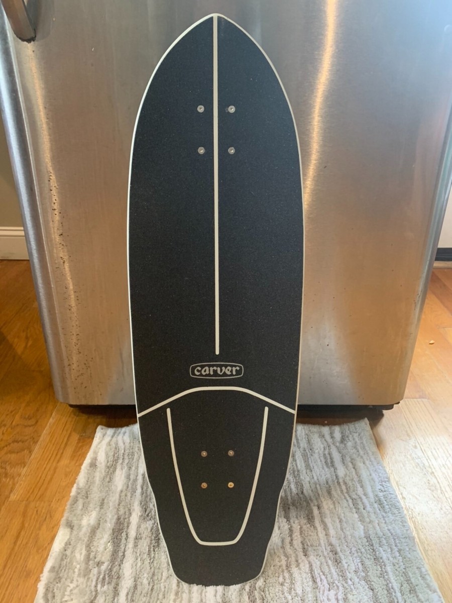 スケートボード Carver 32.5\" BlackTip Surfskate Complete CX Blacktip 32.5