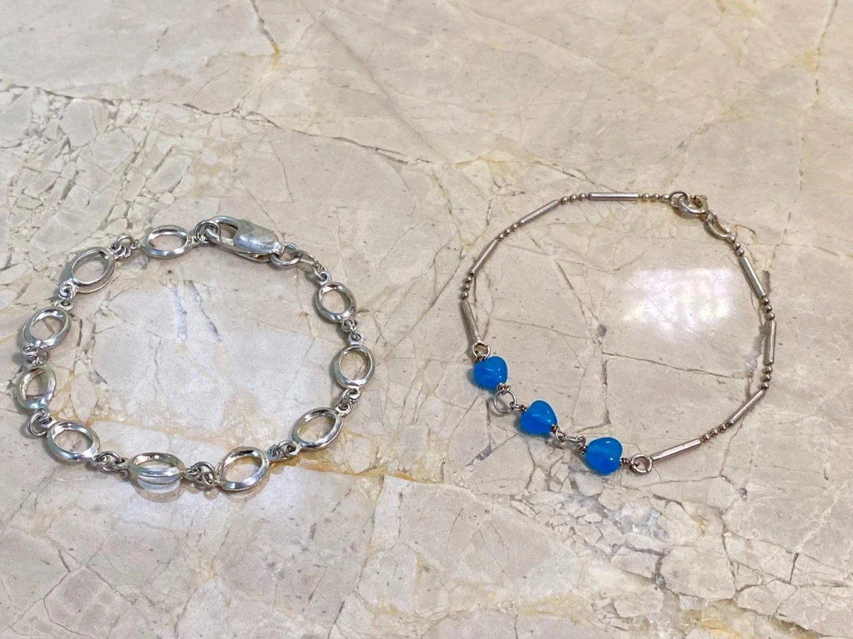Sterling silver bracelets ebay sale