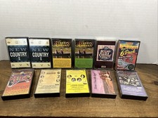 COUNTRY MUSIC Vintage Cassette Tapes Bundle Lot of 11 Various Artists
