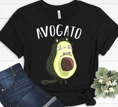 AvoGato Cute Cat Avocado Gift Birthday 
