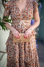 Ulla Johnson Madison ruffled tiered floral dress size 6 spring wedding👌