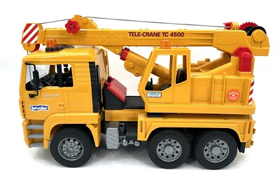 おもちゃ Bruder Germany Tele-Crane TC 4500 Crane Truck Bruder Man Tele-Crane TC 4500 Construction Toy Made in Germany | eBay