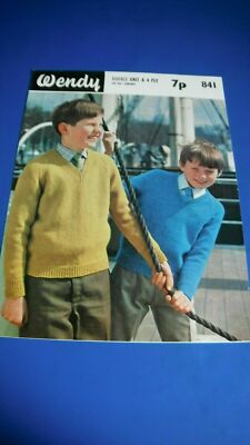 Wendy Child Sweater Knitting Pattern 841