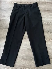 Dockers D4 Relaxed Straight Pants Black Mens 34x32