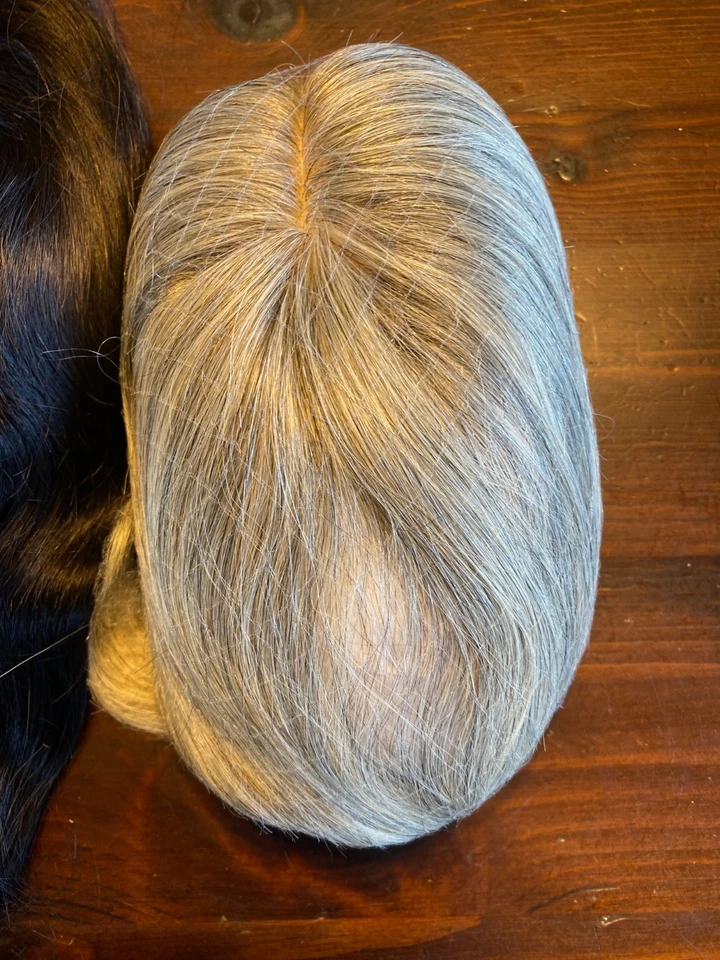 Lote de 4 PELUCAS Cabello Humano NUEVO NUNCA USADO, Topper de Cabello, Cola de Caballo HERMOSO Foto 3 de 4