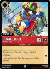 Donald Duck - Nephew Fred Lorcana TCG 11 - 105/204 Cold Foil