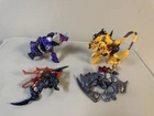 Vintage Hasbro Transformers Beast Wars Figure Lot Of Four
