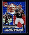 2025 Panini Mosaic Football Blue Michael Penix Jr. #21