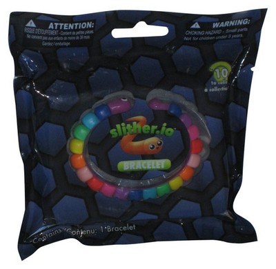 Slither.io Rainbow Worm (2016) Bonkers Toy Fidget Bracelet