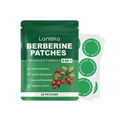 Berberine Patches 30 Patches 1 Month Supply - Picture 1 of 5