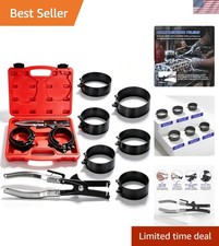 Piston Ring Compressor Tool Engine Piston Ring Compressor Set With 6 Pcs Pis... Piston Ring Compressor Tool Engine Piston Ring Compressor Set With 6 Pcs Pis...