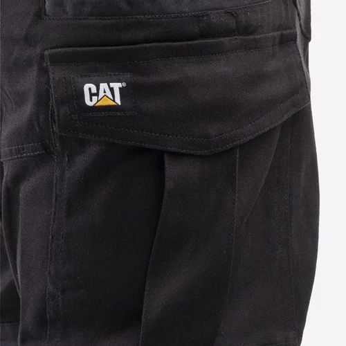 Caterpillar Dynamic Mens Work Protective Pants Trousers (Regular) Black