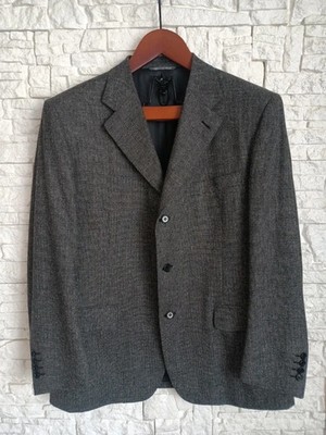 RARE Vintage CANALI Italy Men's Blazer Sport Coat Grey Wool IT 52 US 42 Classic
