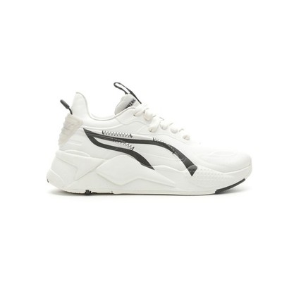 PUMA RsX Brush Lace Up  Youth Boys White Sneakers Casual Shoes 39580701