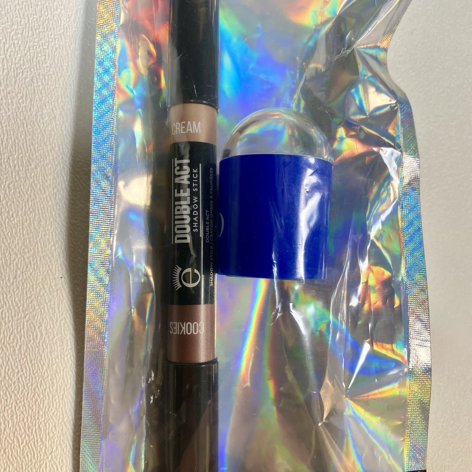 Eyeko Double Act Shadow Stick w/Sharpener Cookies & Cream 2.98g/0.1oz NEW - Image 4 of 4