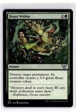 Beast Within 114 Commander: Kamigawa: Neon Dynasty Magic: The Gathering NM