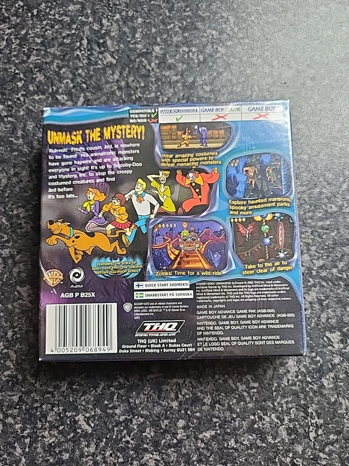 Scooby Doo: Unmasked Gameboy Advance Gba Brand New Sealed - Image 2 of 4