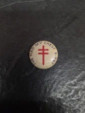 I'VE HAD MY CHEST X-RAY VINTAGE PINBACK BUTTON*LUNG ASSOCIATION*IMER CO CHICAGO
