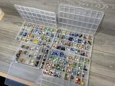 HUGE Lot Vintage ASSORTED MARBLES Agate Swirl Classic Mint Akro Uranium Glow