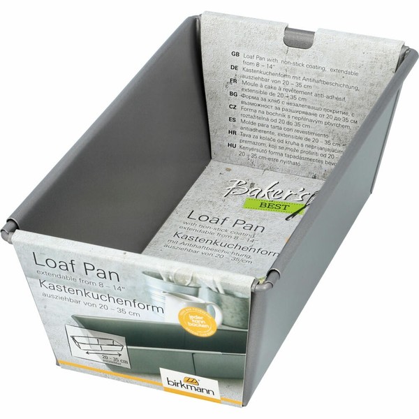 Birkmann Bakers Best Kastenkuchenform Ausziehbar Kuchenform Backform 20 - 35 Cm-image