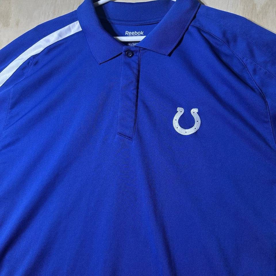 Polo de fútbol americano Reebok Indianapolis Colts AFC South 3XL NFL Foto 2 de 4