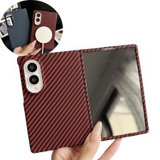 For Galaxy Z Fold8 Fold8 Ultra 7 Carbon Fiber Texture Magnetic Case Screen Film