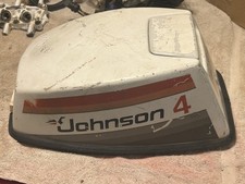 1977 EVINRUDE SEAHORSE 4HP  OUTBOARD MOTOR JOHNSON COWL HOOD 