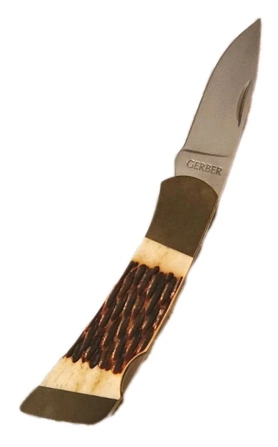 Gerber Sportsman Knife In Collectible Vintage Factory Manufactured
