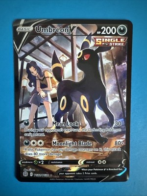 pokemon card tg22 tg30 Umbreon V TG22/TG30 Swsh09: Brilliant Stars Trainer Gallery Holo for sale  online