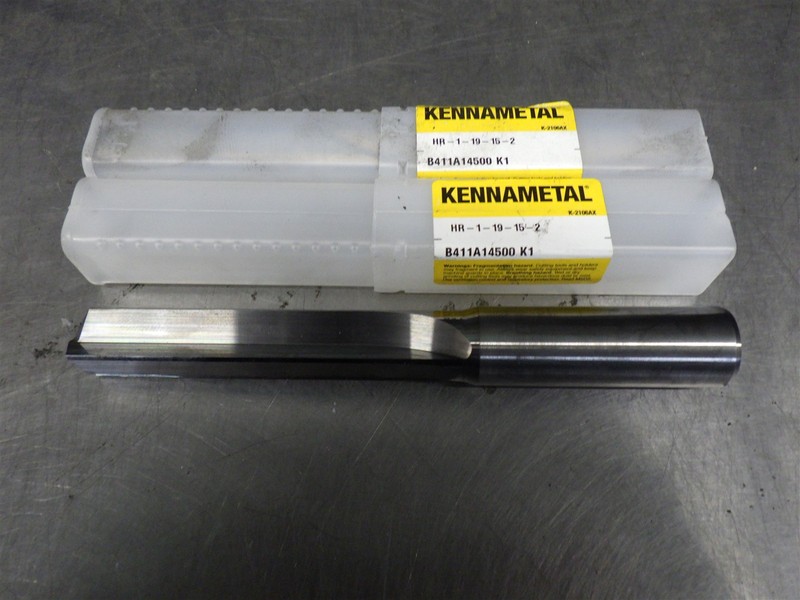 Lots of 2 Resharpened! Kennametal Carbide Coolant Thru Drill Bit B411A14500 