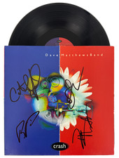 Dave Matthews Boyd Carter & Stefan Signed Autograph Crash Album Record BAS COA
