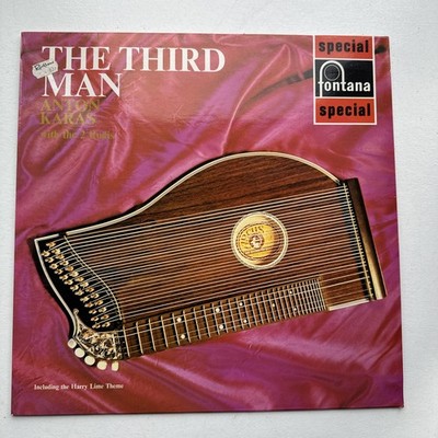 The Third Man ~ Anton Karas With The 2 Rudis ~ Original Fontana  LP Album NM/NM