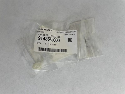 Genuine Subaru 91486KJ000 Cap Clip X2