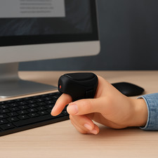 2.4GHz Finger Mouse   Ergonomic Handheld Wireless Trackball for Laptop  PC