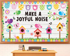 Spring Bulletin Board Decorations Spring Classroom Make a Joyful Noise Spring Bu