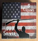 New 5 gram .999 Silver "When You Pry It FROM MY COLD DEAD HANDS" Pan Silver